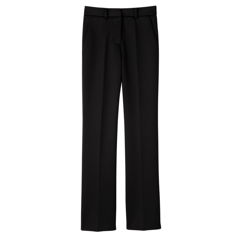 Longchamp Trousers - Jersey Siyah | 6750-XIGDL