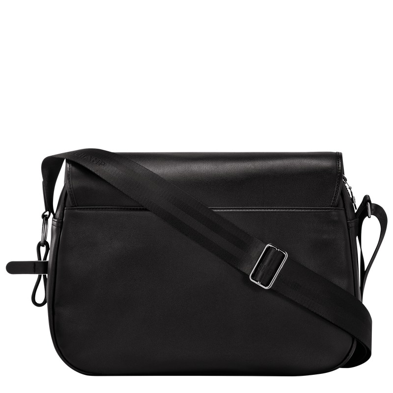 Longchamp Très Paris M Crossbody bag - Leather Siyah | 7281-ADYEW