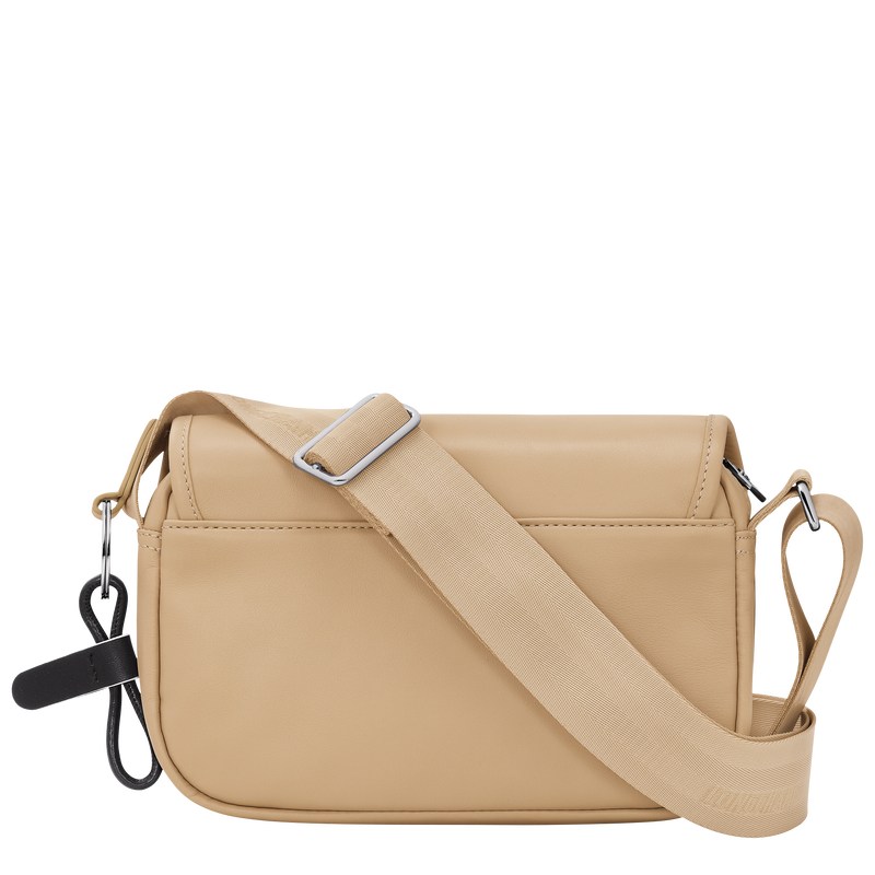 Longchamp Très Paris S Crossbody bag - Leather Bej Rengi | 5914-IPSNV