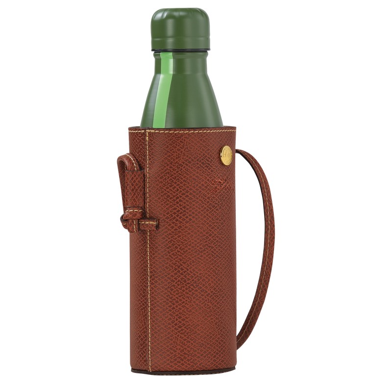 Longchamp Épure Bottle holder - Leather Kahverengi | 8473-YGLAF