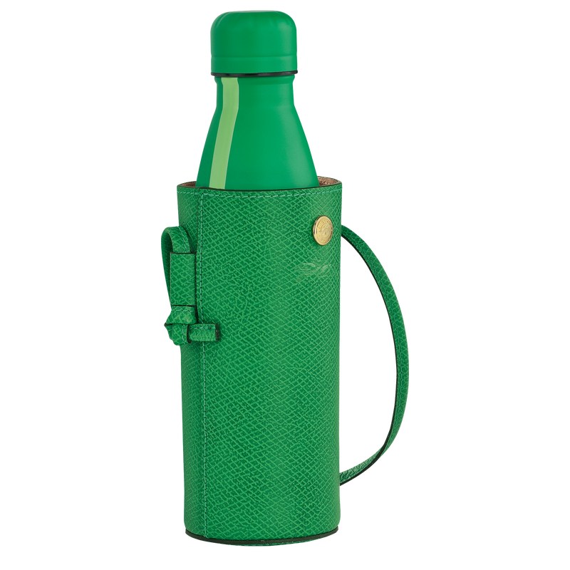 Longchamp Épure Bottle holder - Leather Yeşil | 0284-ZGCRH