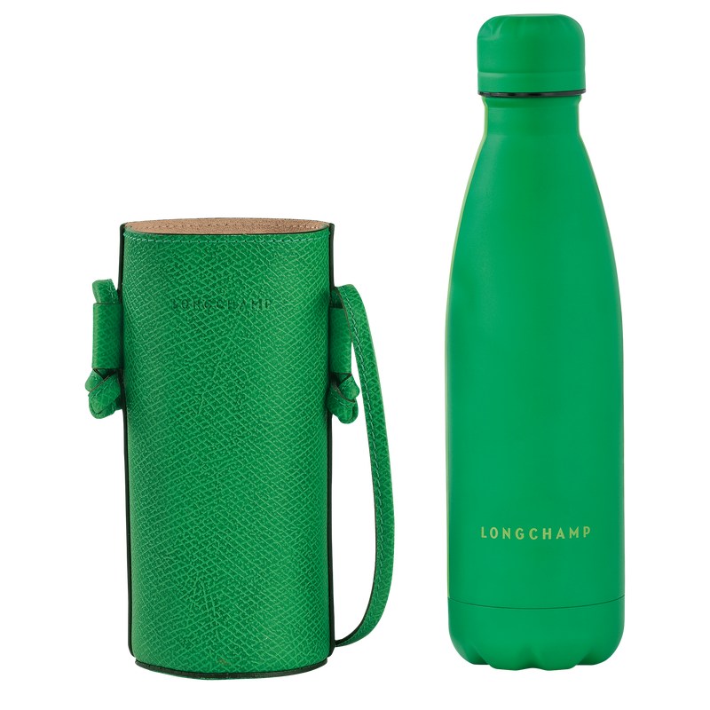 Longchamp Épure Bottle holder - Leather Yeşil | 0284-ZGCRH