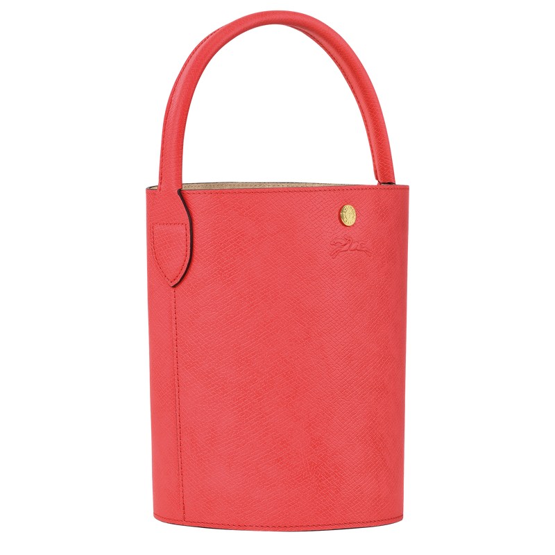 Longchamp Épure S Bucket bag - Leather Strawberry | 4529-MNPRK