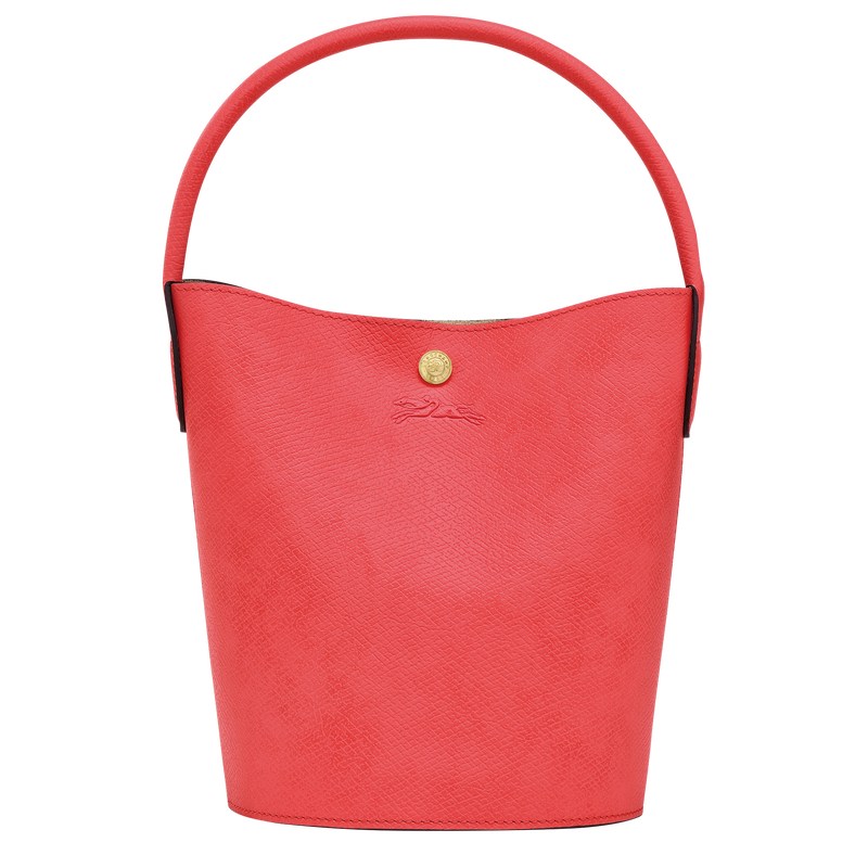 Longchamp Épure S Bucket bag - Leather Strawberry | 4529-MNPRK