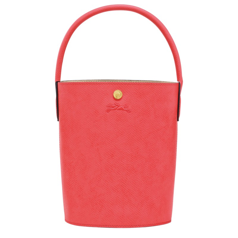 Longchamp Épure S Bucket bag - Leather Strawberry | 4529-MNPRK