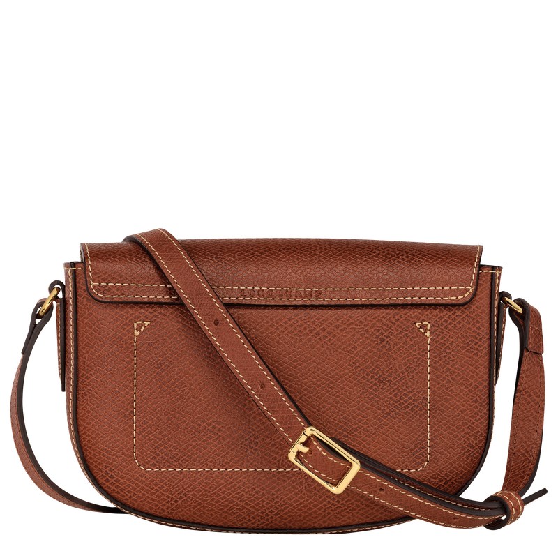 Longchamp Épure S Crossbody bag - Leather Kahverengi | 4153-SONYT