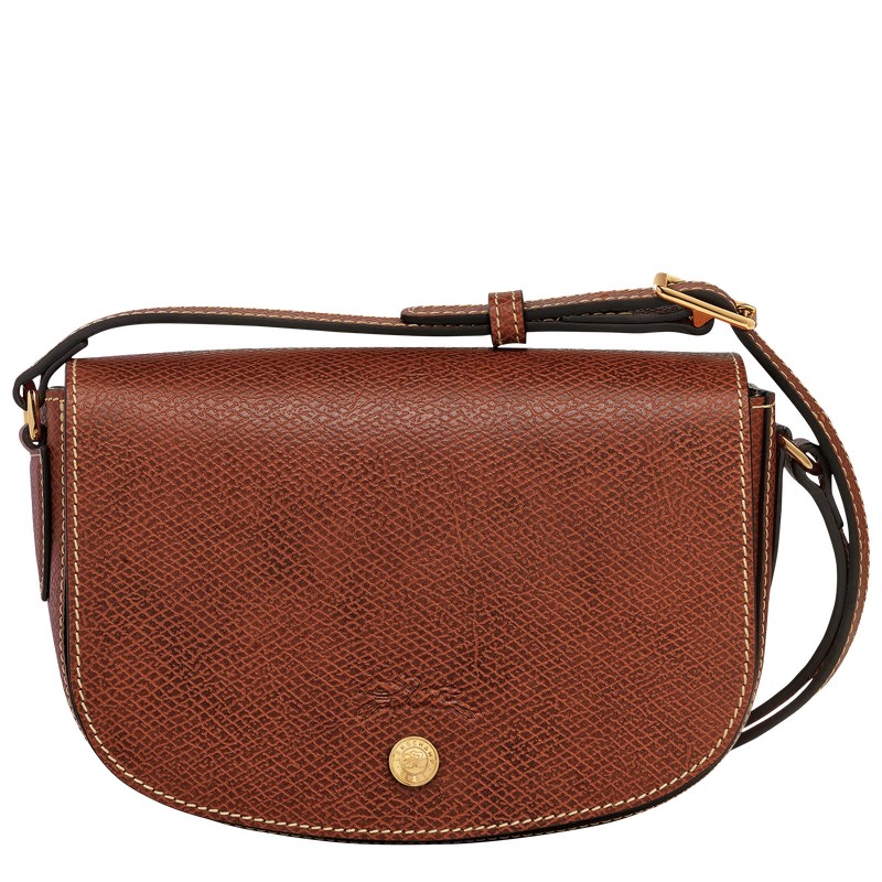 Longchamp Épure S Crossbody bag - Leather Kahverengi | 4153-SONYT