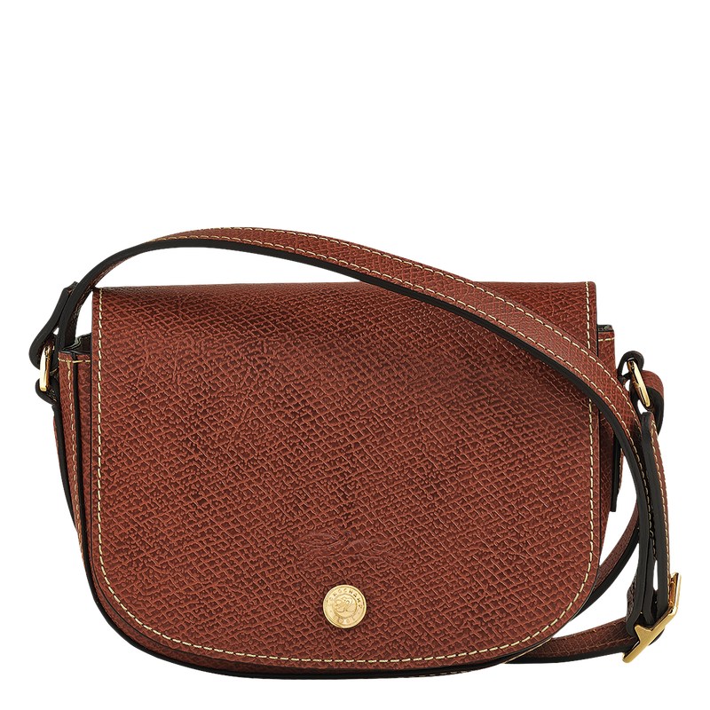 Longchamp Épure XS Crossbody bag - Leather Kahverengi | 8075-RAHGF